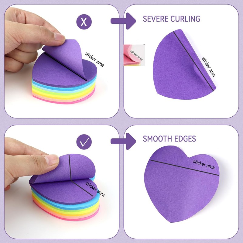 8 Color Sticky Notes Super Cute Post It Notes 240