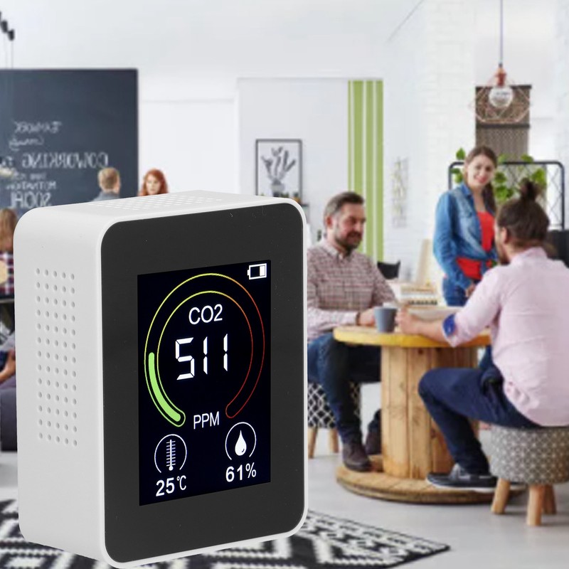 ZNAZ2CO1 3 in 1 Smart Carbon Dioxide Detector Multifunctional Infrared