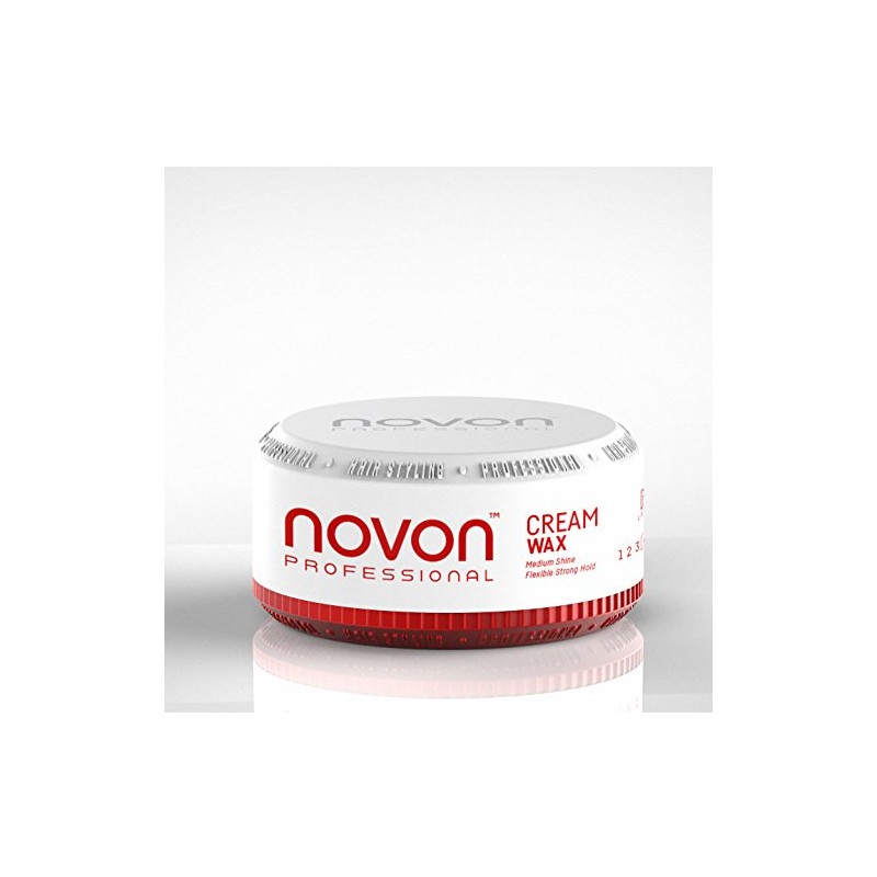 NOVON Firm Grip Flexible Wax No.4 Cream Wax 150ml Black