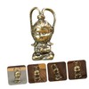 ULTECHNOVO Copper Craft Monkey King Pendant Antique Wukong Hanging Decor