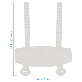 Doytn Universal Pee Deflector for Toilet Seat with Toilet lid Lifter, Toilet Splash Guard Prevents Kids and Adult from Peeing Splash Size ：11.5 * 8.3”(2PCS)