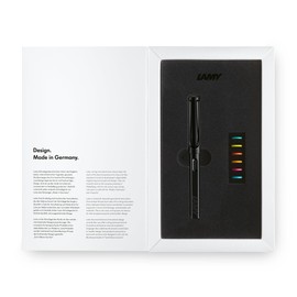LAMY Safari Multicolor Set White, Extra Fine Point EF, Includes Dedicated Case L0B1-EF (Image shows Black, but product is White)