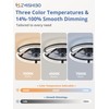 ZMISHIBO Low Profile Ceiling Fans with Lights, Flush Mount Modern