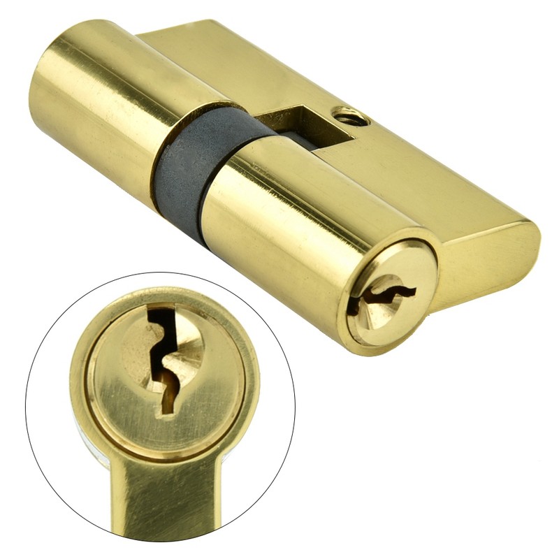 60mm Copper Dual Open Lock Cylinder Anti theft Door Lock