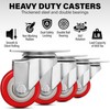 Castrek 3 Inch Heavy Duty Casters Set of 4, Scratch