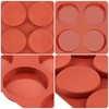JOERSH 2-PK Silicone Egg Molds 4 Inch Jumbo Muffin Top