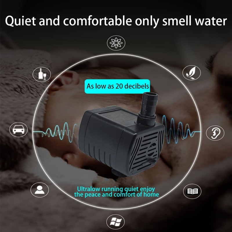 Gikfun 3W 50GPH USB Mini Submersible Water Pump Replacement Pump