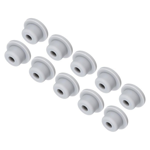 QUARKZMAN Hochtemperatur-Silikonstecker, Durchmesser 17 mm / 0,67 Zoll, T-förmige Gummistopfen,