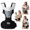 Baby Carrier Newborn to Toddler with Hip Seat, Multifunction Baby