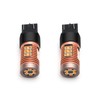 Xotic Tech Pair 30-SMD 3000K Amber 7440 7443 SCK LED
