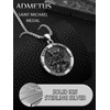 ADMETUS Saint Michael Necklace Sterling Silver St Michael Necklace for
