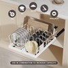 Magheo Pots and Pans Organizer Under Cabinet, 22" Deep Expandable