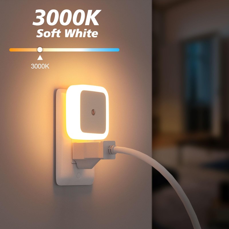 Sujeet Night Light, Night Lights Plug into Wall 4-Pack, Nightlight