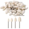 loghohu 40Pcs Polishing Bits 1/8 Inch Shank Wool Polishing Points