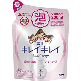 Kirei Kirei Medicated Foaming Hand Soap Refill, 6.8 fl oz (200 ml) (Quasi-Drug), Lion