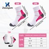 Zssxysm 3 Paia Calze Compressione Graduata Donna e Uomo, Calze