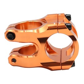 Gurtt Mountain Bike Stem Handlebar 35mm for Improved Control and Comfort, Aluminium Alloy, Compatible with Most Bikes (Orange)