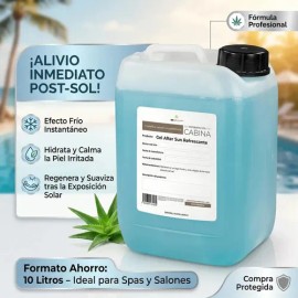 Gel post solar Beohemp After Sun Con aloe vera por 10 lt                                                                                              
