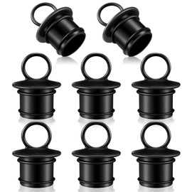 8 Pcs PVC Push-in Boat Drain Plugs 1-1/2" Thru Hull Drains Stopper, Scupper Fishing Boat Scupper Plugs for Fishing Boat Plug Parts Accessories Prevent Water Overflow