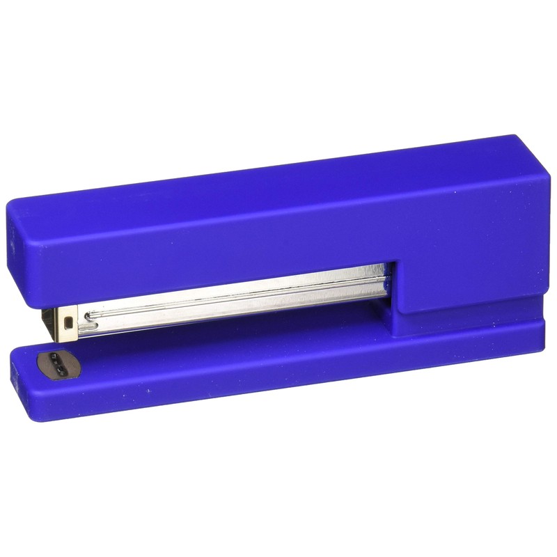 Office Style Precision Jam-Free Full Strip Non-Skid Stapler, Blue