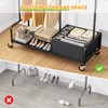 Raybee Clothes Racks for Hanging Clothes with Shelves, Adjustable Clothing