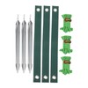 Sosoport 9pcs Heavy Duty Steel Tree Support Kit Tree Straps