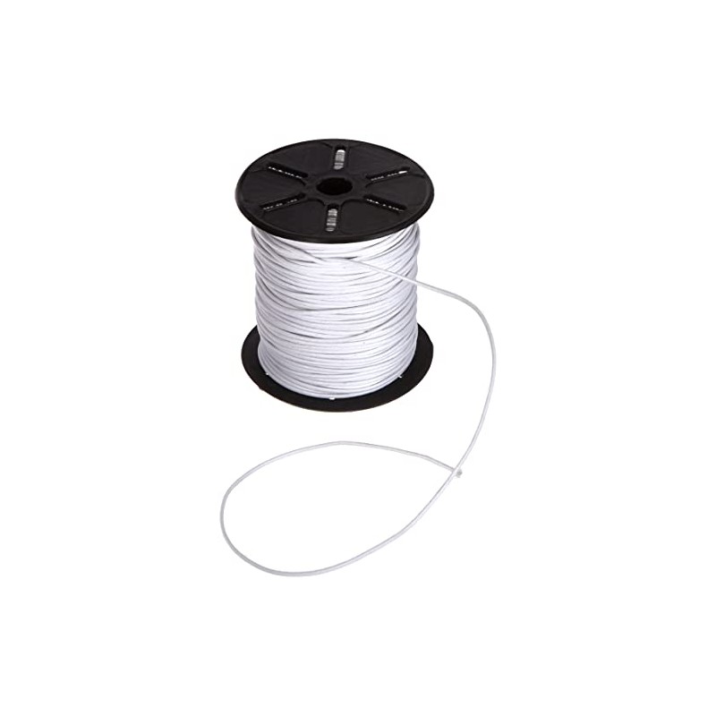 Auroris 100 m Spool Cotton Cord, 2 mm Round White