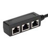 RJ45 Ethernet Adapter Cable Extension 1 to 3 Port Excellent