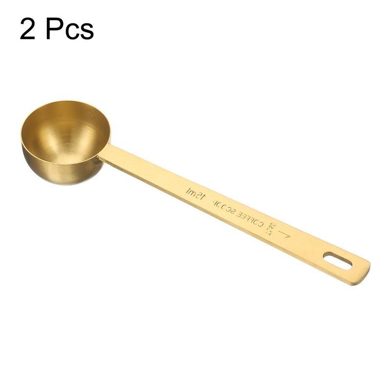sourcing map 2pcs Single Measuring Spoon 1tbsp (3tsp, 15ml) Teaspoon/Tablespoon