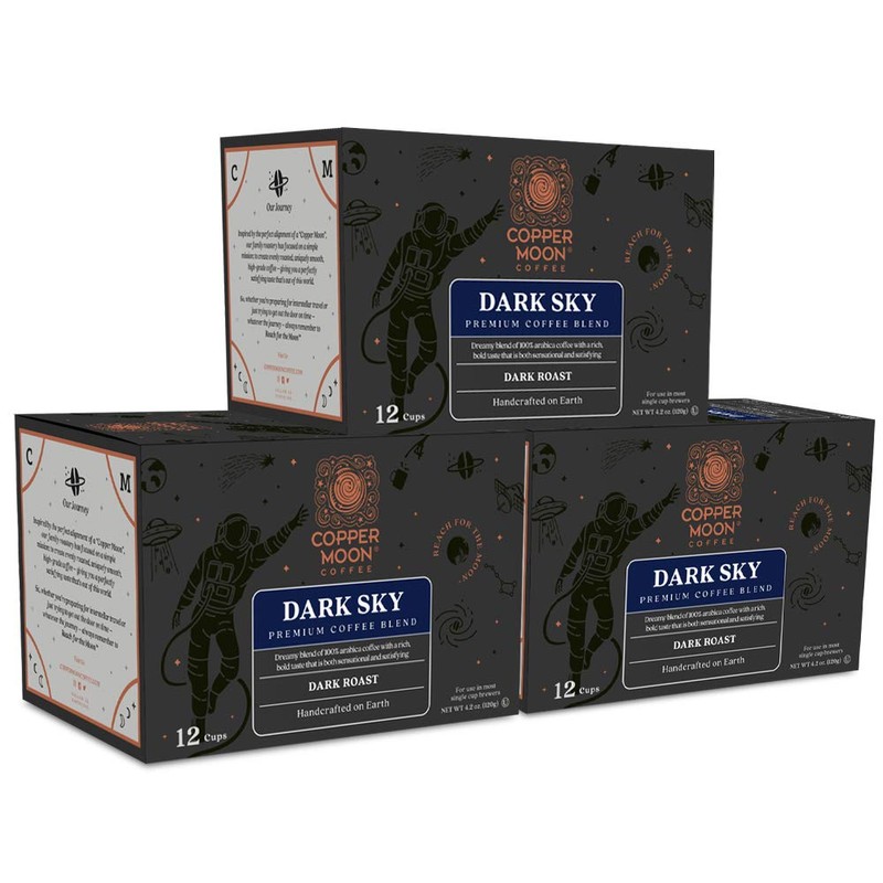 Copper Moon Single Serve Coffee Pods Compatible with Keurig K-Cup