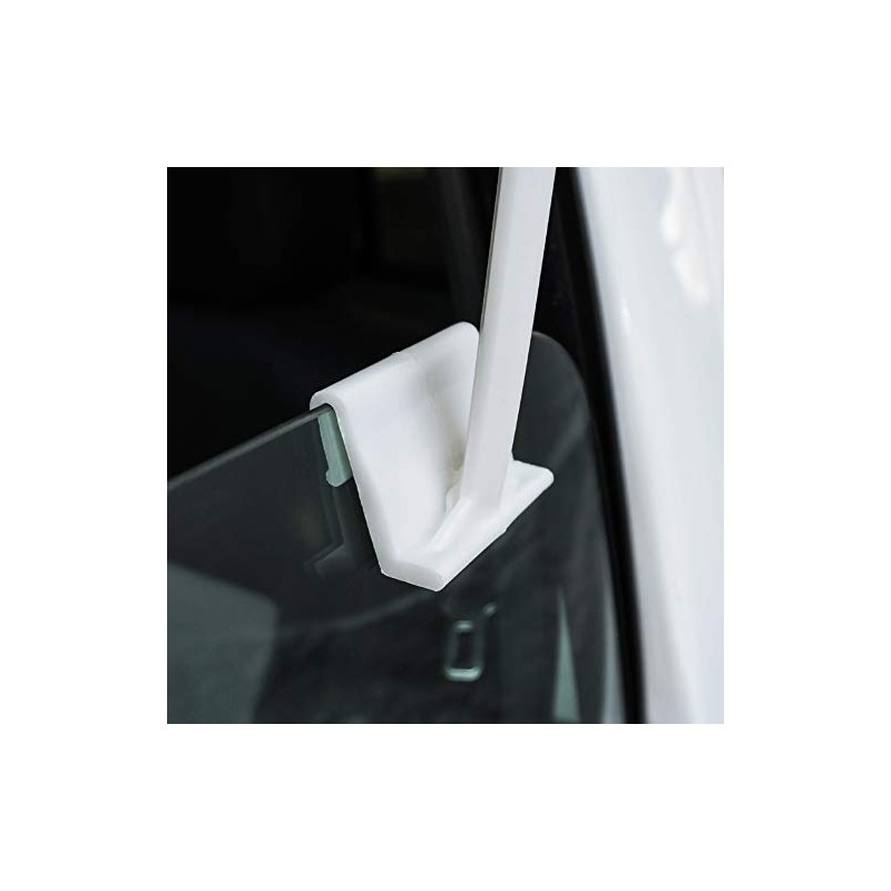 GRAPHICS & MORE Solid Red Car Truck Flag with Window