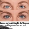 2pcs Mascara Wasserfest Schwarz,Wimperntusche Wasserfest,Ultra Fine Waterproof Mascara Black,Long-lasting Cream
