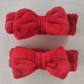 Cute Women's Sports Headband - Leopard Print & Solid Color Ribbon Style for Face Washing One Size/Khaki 15ea