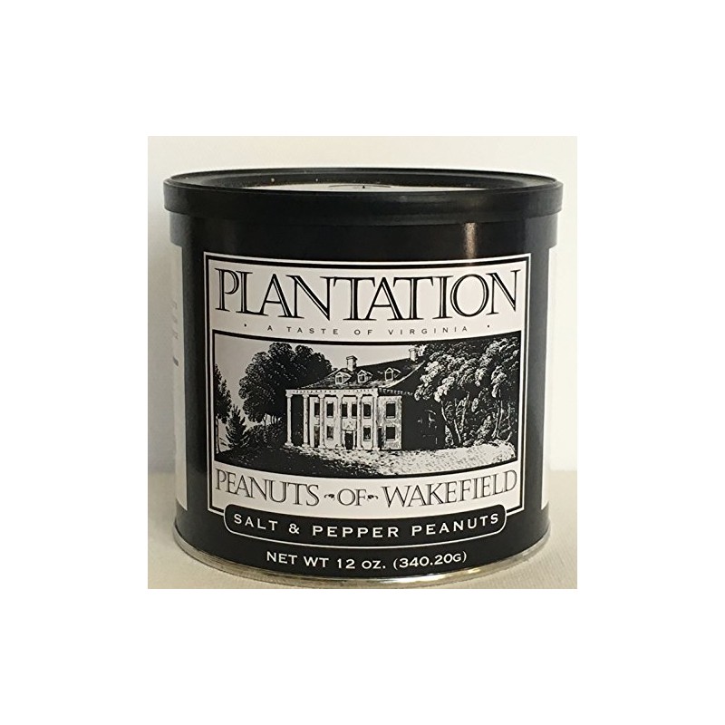Salt & Pepper Peanuts - 12 ounce tin