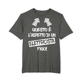 ELETTRICISTA FIGO regalo divertente migliori elettricisti Maglietta