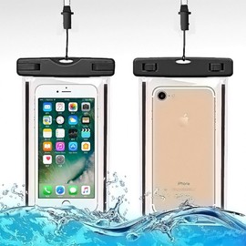 Luminous Waterproof Smartphone Pouch for Water Activities and Touch Photography White 9ea