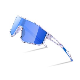 CMBJJU Kids Sunglasses,Youth Baseball Sunglasses, Sports Sunglasses for 8-14 boys girls,UV400 Protection Goggles (WB007)