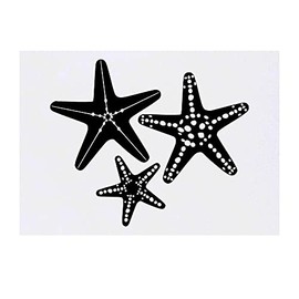 'Starfish' Temporary Tattoo - Water Resistant, Skin-Safe, Non-Toxic Transfer (TO00059265)