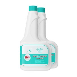 eufy RoboVac Hard Floor Cleaning Solution (2 Bottles), Dilution Ratio 1:200, 473 ml, Floor Cleaner, Eco-Friendly, Plant-Based,Compatible with Omni C20, X8 Pro, X10 Omni, G series, L Series