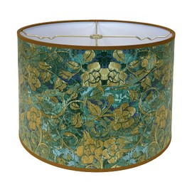 Royal Designs, Inc. Trendy Decorative Handmade Lamp Shade, Made in USA, 12in, HBC-8071-12, Golden Poppy