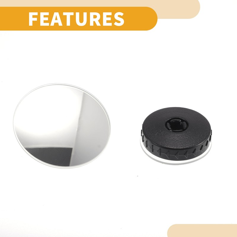 Partuto 1 Pair Universal Blind Spot Car Mirrors - Car