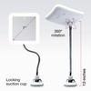 Fancii 10x Flexible Magnifying Mirror with 3 LED Light Settings,