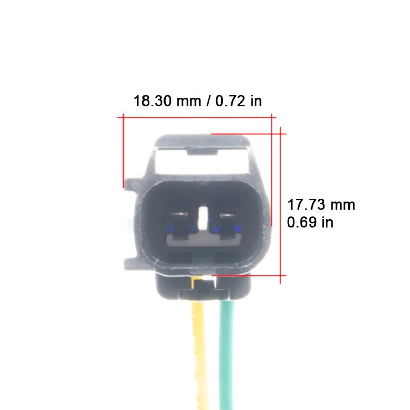 AvtoDonor Fog lights connector Jeep Liberty. 2005-2006. Front. 55156923AE