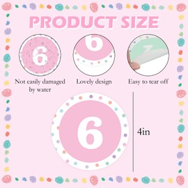 36Pcs Number Marker Stickers, Line up Dots for Classroom Floor Stickers Supplies Table Spots for Classroom, Number Marker Decorations for Kindergarten & Primary School