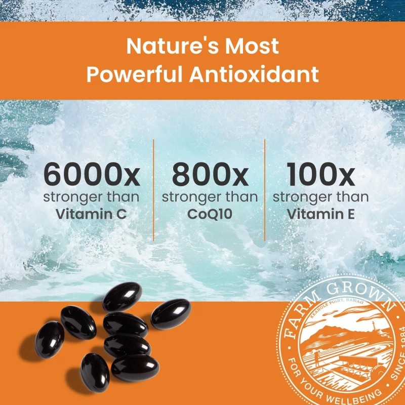 Nutrex Hawaii Bioastin Hawaiian Astaxanthin, 120 Gel Caps Su