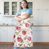 SANFERGE Ladies Plus Size Canvas Apron with 2 Pockets 39