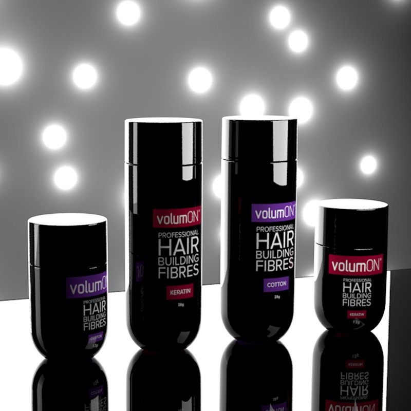 VolumON Professional Hair Building Fibres Hair Loss Concealer Cotton 12g – Black