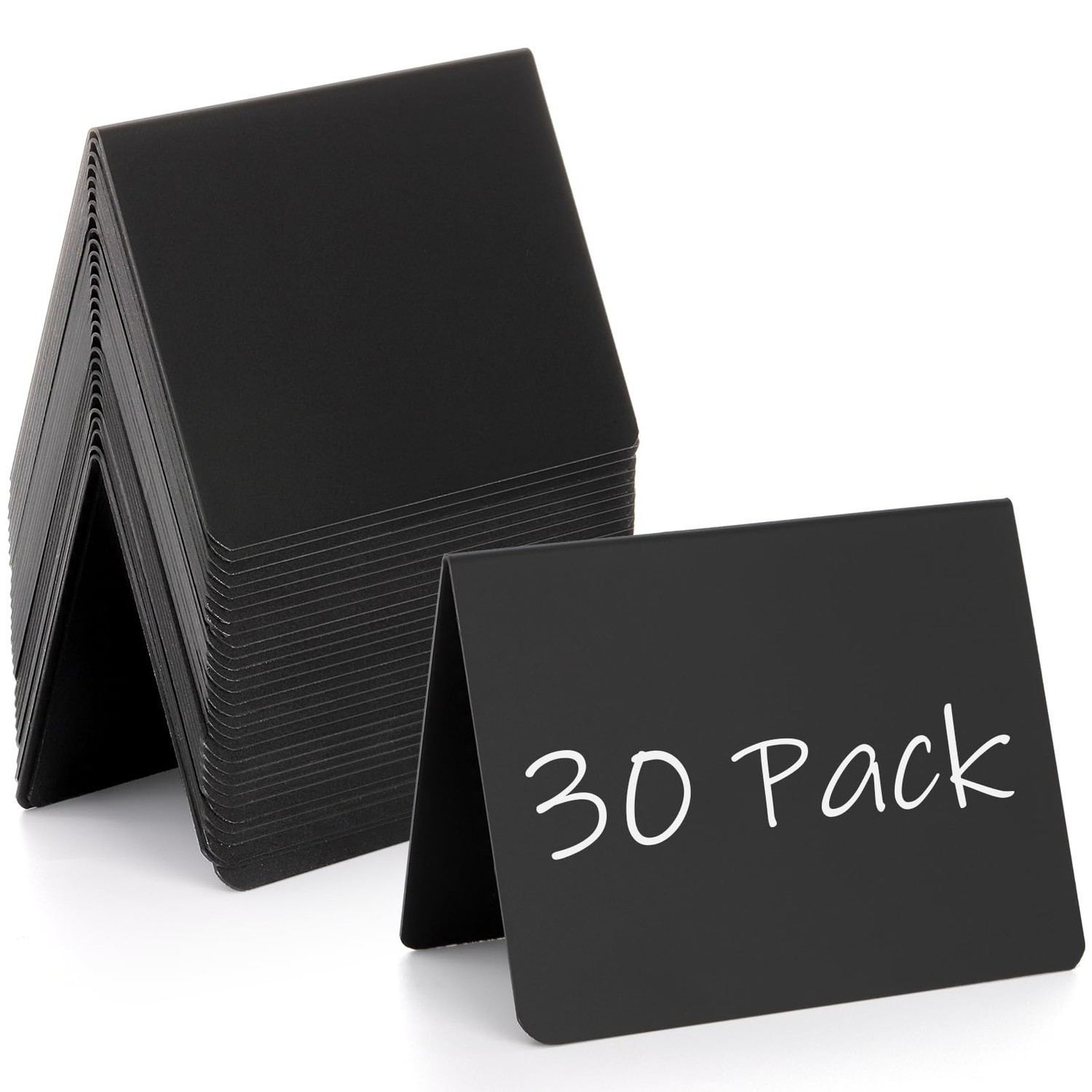Tosnail 30 Pack 4 x 3 Inches Mini Chalkboard Signs, Food Labels, Retail ...
