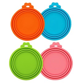 4 Stück Dosendeckel für Tiernahrung,Dosendeckel Katzenfutter,Universal Premium Silikon deckel für Haustier Futteraufbewahrung