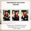 Triple Photo Picture Frame 6 x 4, White, Holds 3